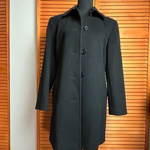 Liz Claiborne Women’s Black Wool Pea Coat
